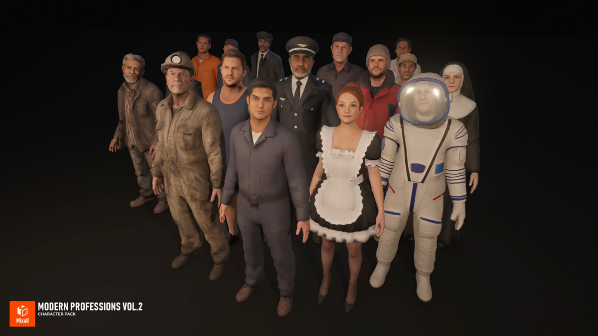 Modern Professions Vol.2 - Character Pack