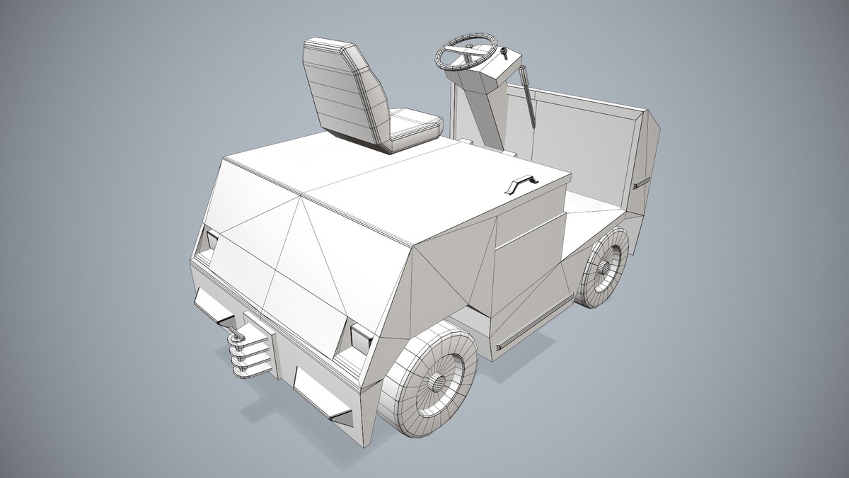 Baggage Tractor (354)