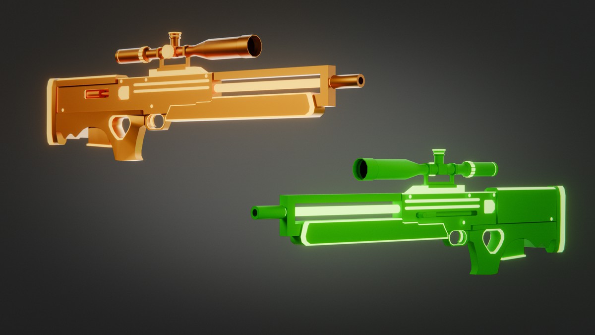 Weapon Sci-fi Glow Skins Pack — 345 Variations