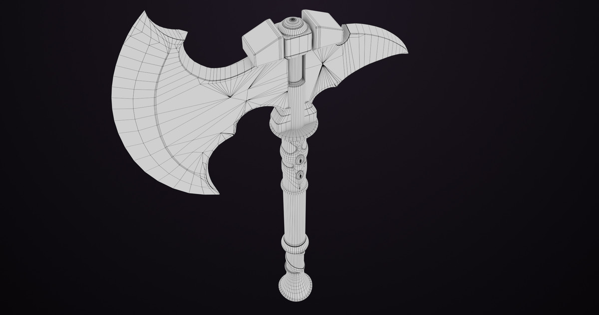 Battle Axe 08 URP HDRP Textures