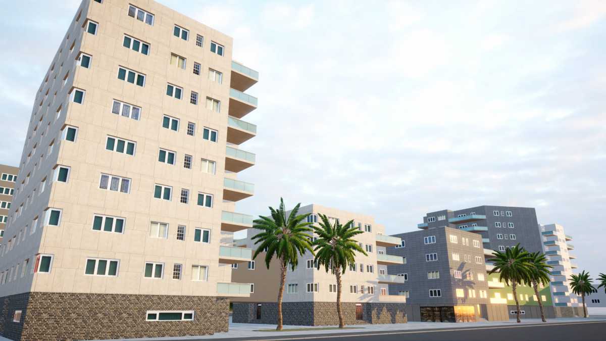 Mobile City - 50 Unique Buildings - 150 variants