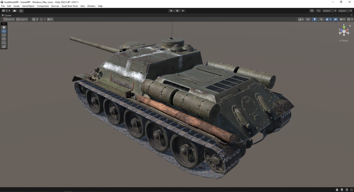 Rigged Howitzer SU-100