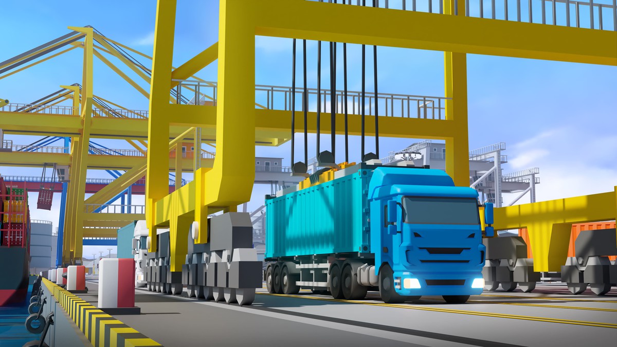 Port - Low Poly 3D Models Pack