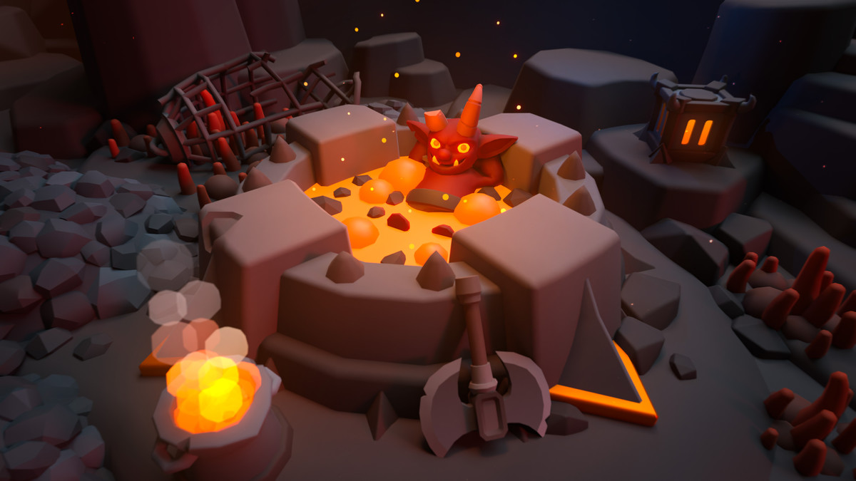 Inferno World - Low Poly 3D Models