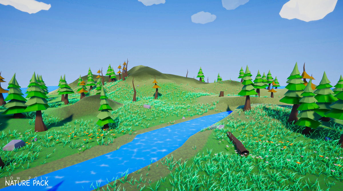 Low Poly Nature Biomes Pack