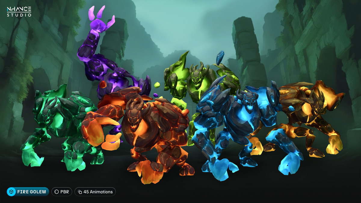 Stylized Fantasy Elementals Pack #3