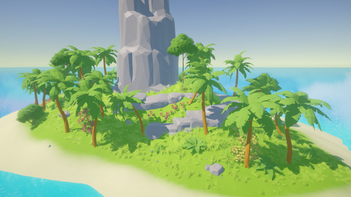 VERDANT Low Poly Tropical Island Modular Village