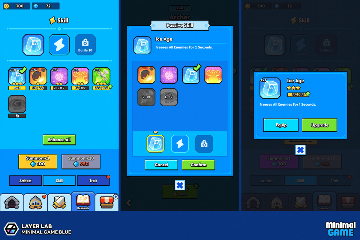 GUI Pro - Minimal Game Blue