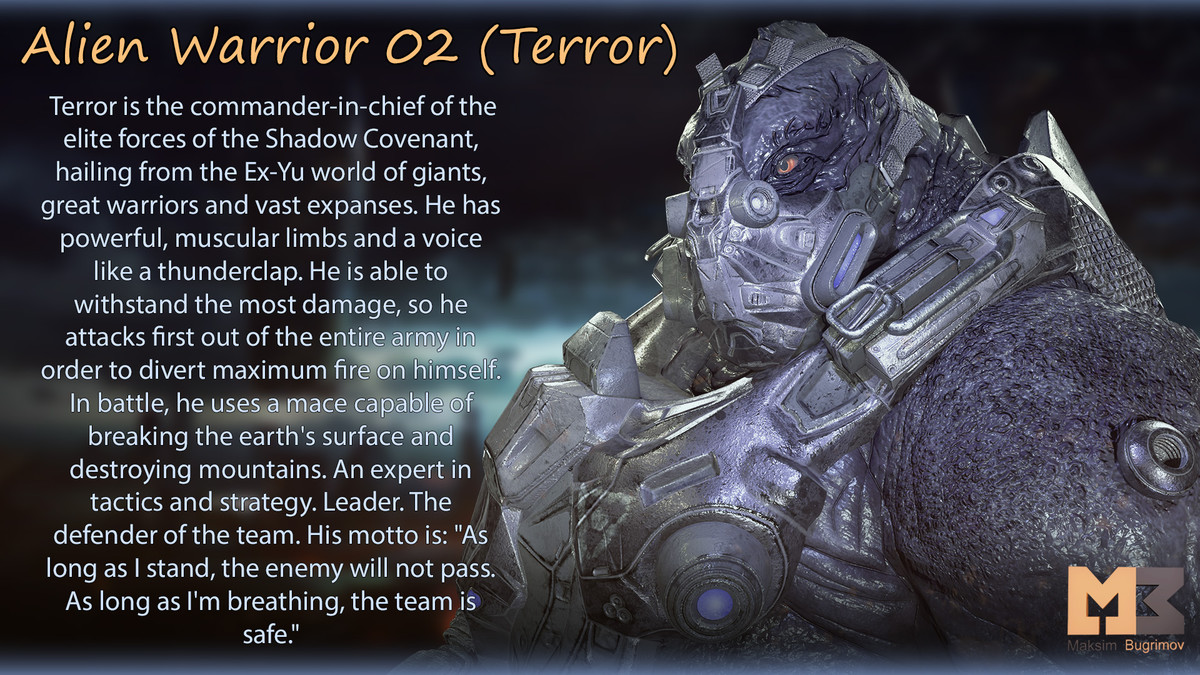 Charater Alien Warrior 02