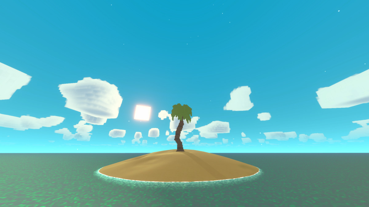 SKYVOX - Stylized volumetric procedural Voxel sky system for URP