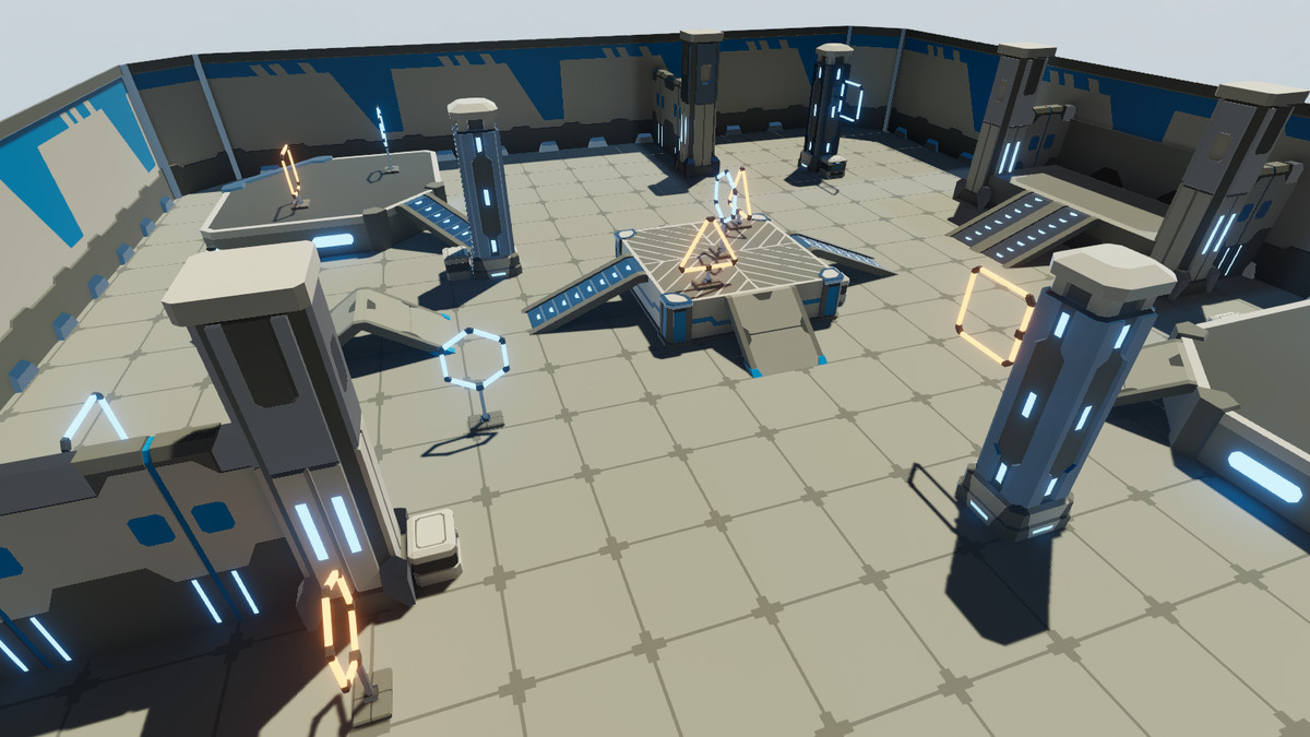 LowPoly Drone Arena