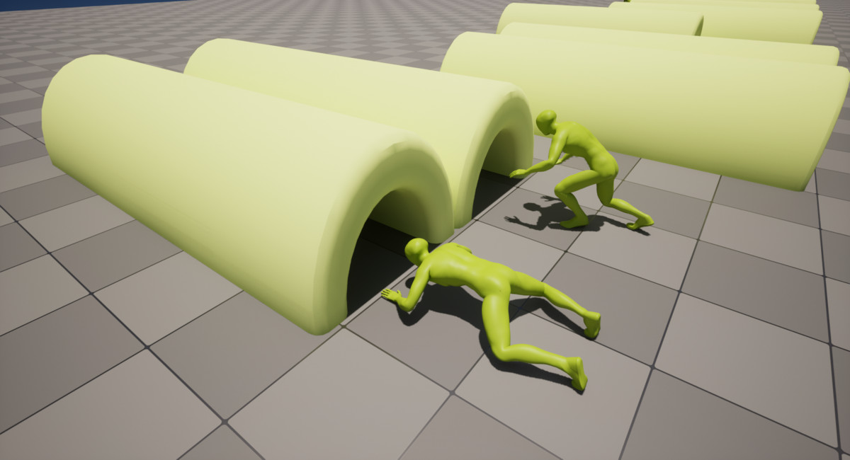Parkour Tunnel Animation