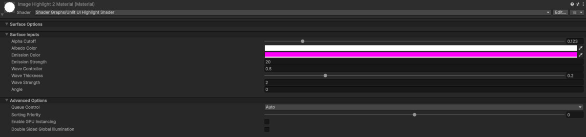UI Highlight Shader