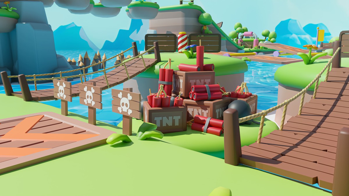 Platformer Deathrun - Low Poly 3D Models Pack