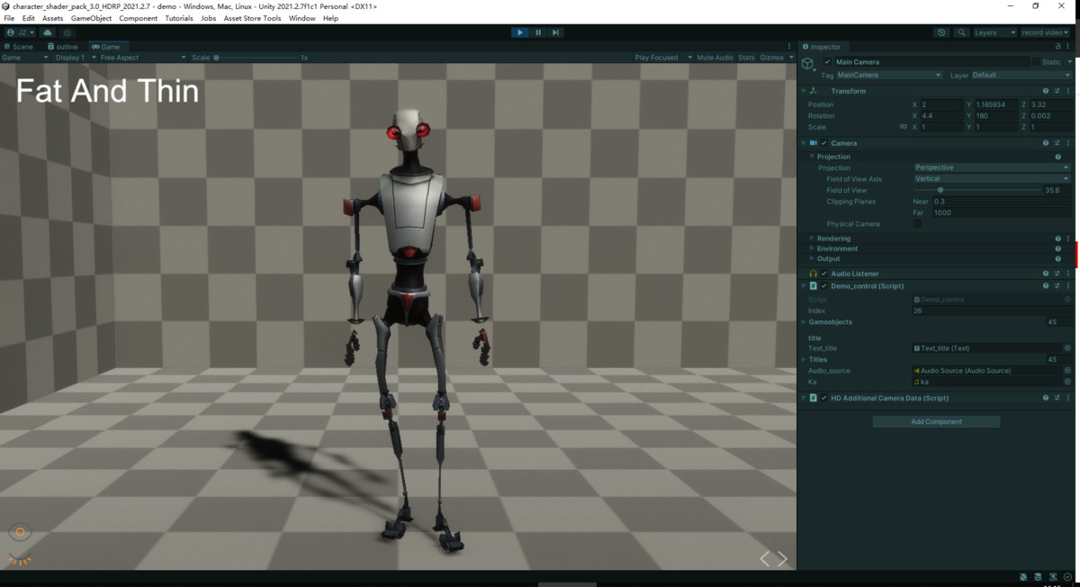 Character Shader Pack 3.0 - HDRP