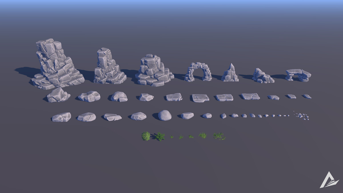 Stylized Nature - Rocks & Cliffs Pack