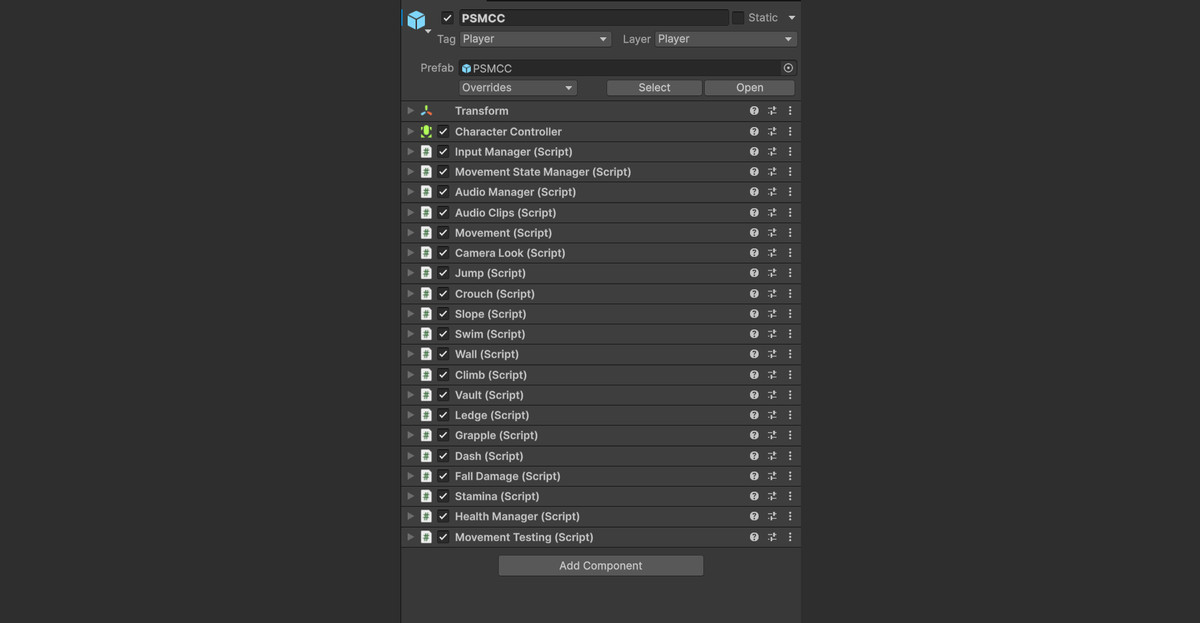 Parkour Character Controller - State Machine