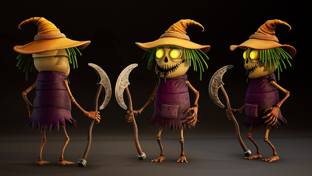 Stylized Scarecrow Character Pack