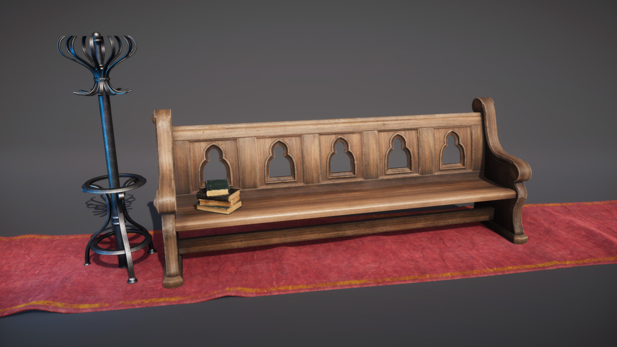 Medieval Furniture Props (Gothic Props, Victorian Props, Medieval, Furniture)