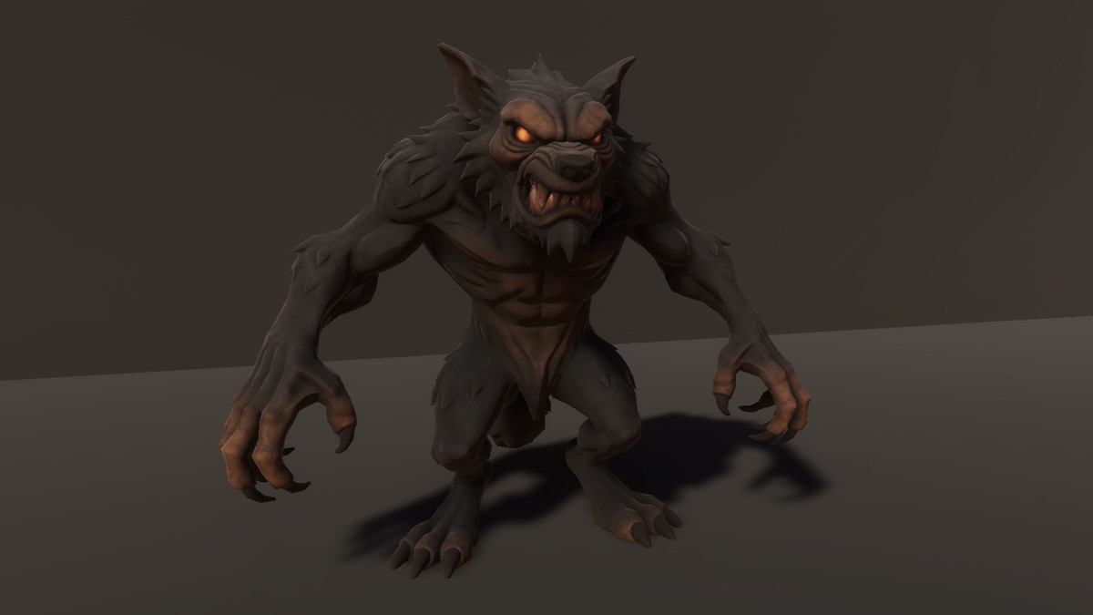 Werewolf- Game ready character