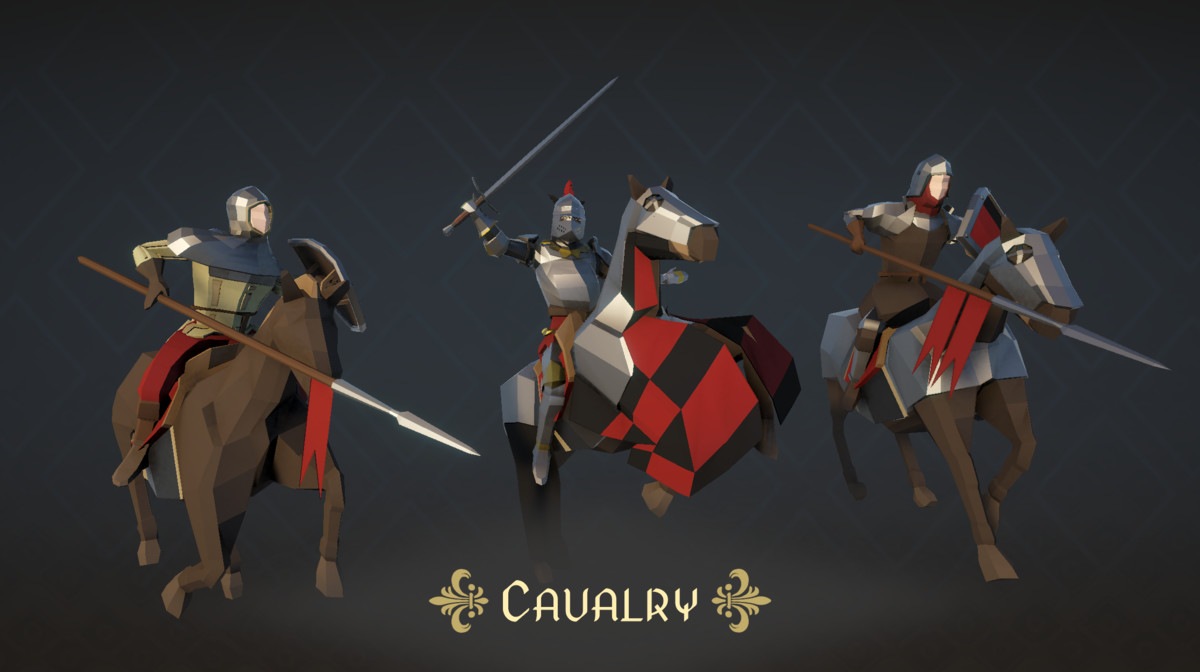 Stylized Medieval Army Pack – Low Poly Characters & Units
