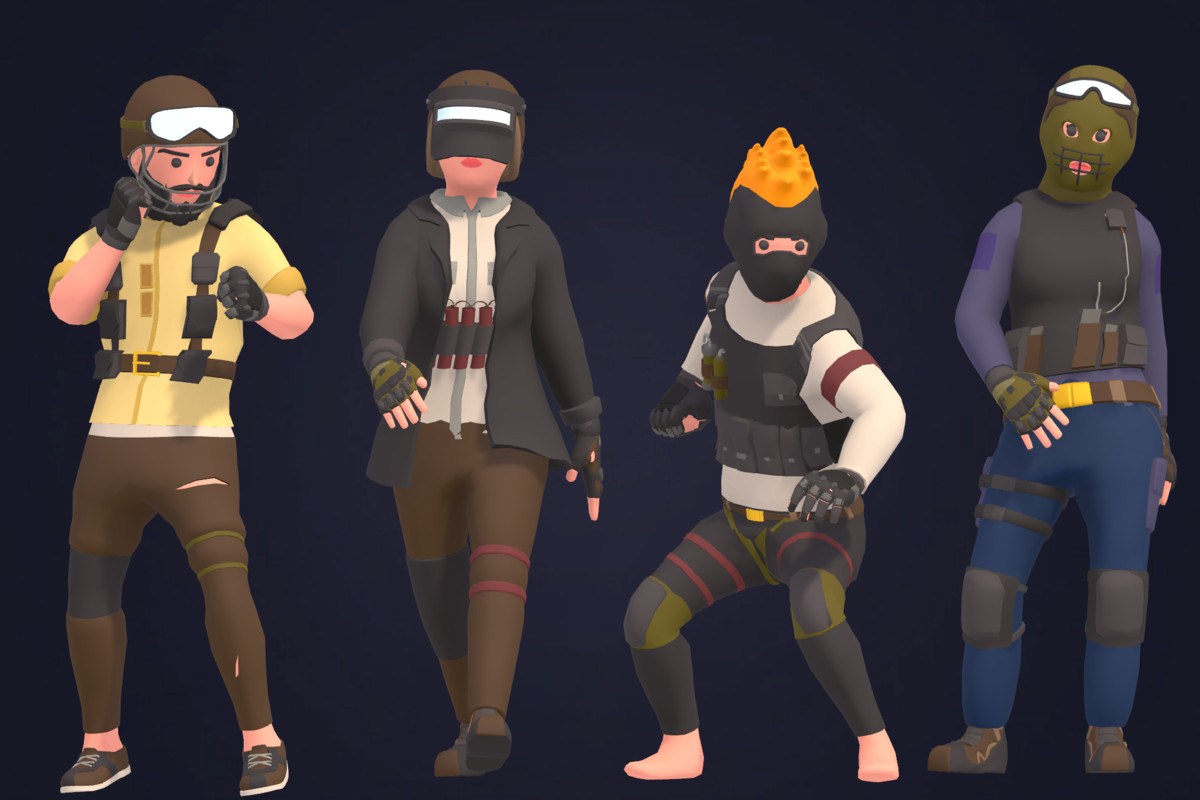 Customizable 3D Military Characters Vol 4