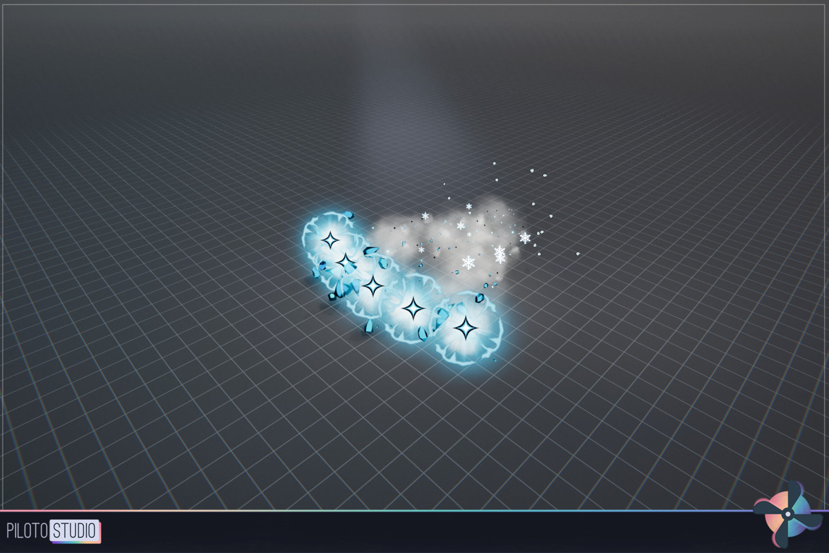 Roguelike Magic Ice VFX