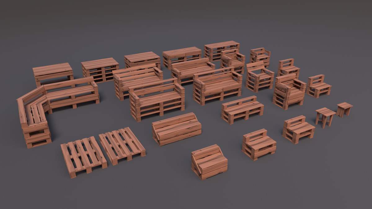 Pallets Furniture (mini pack) – BoznaWhat