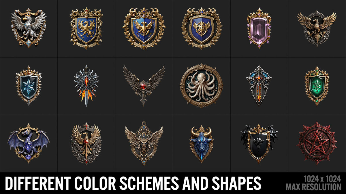 600 Achievements, Trophies, Rewards, Emblems, Badges, Awards, Artifacts Vol2