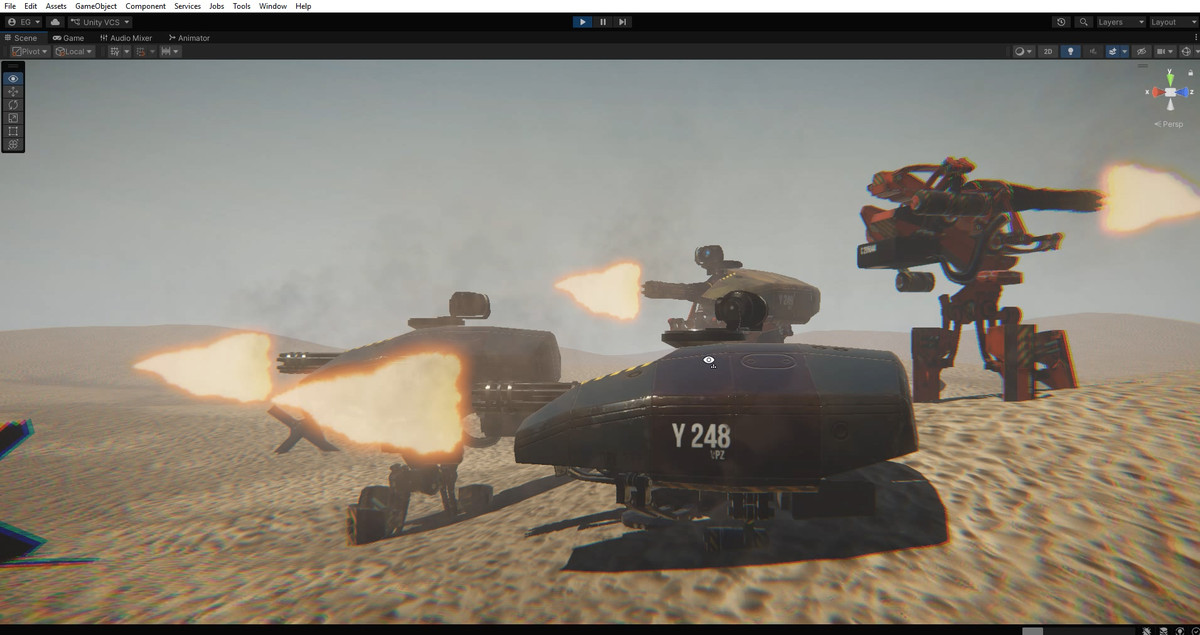Autonomous Combat System (URP)