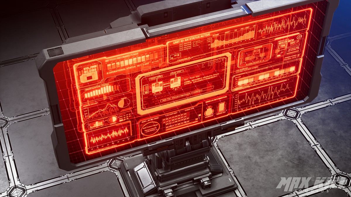 Sci-Fi Hologram Screen Shader