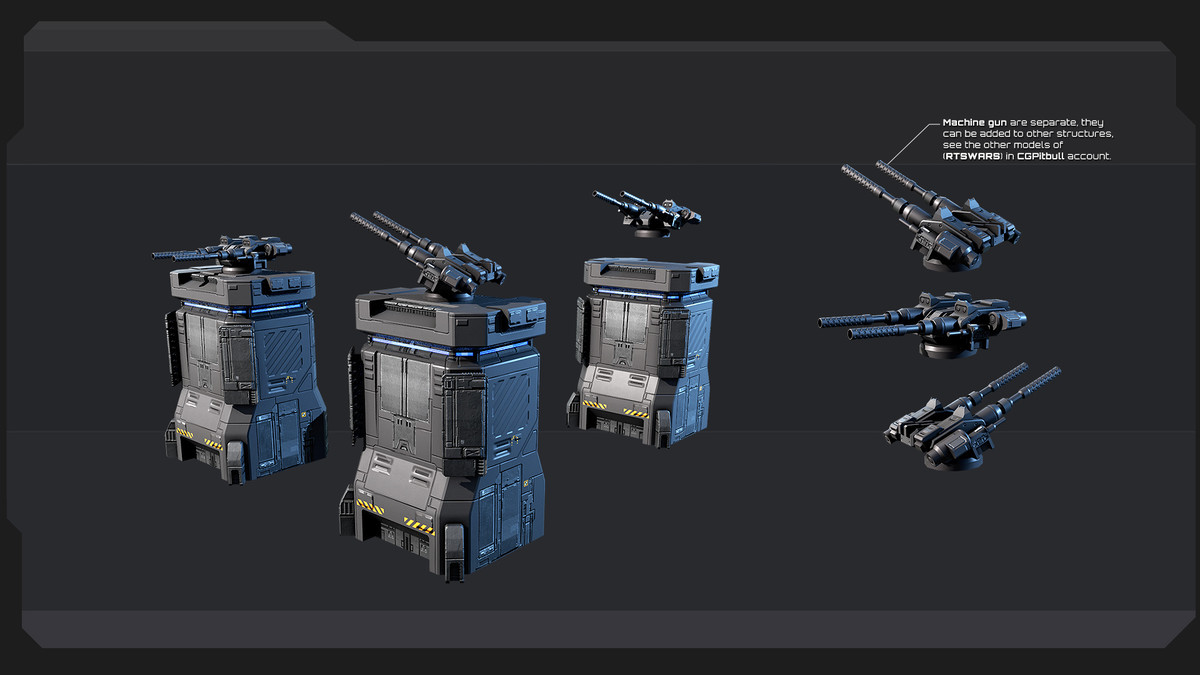 Command Center Rts Model RTS.28 - 09 Modules and Props