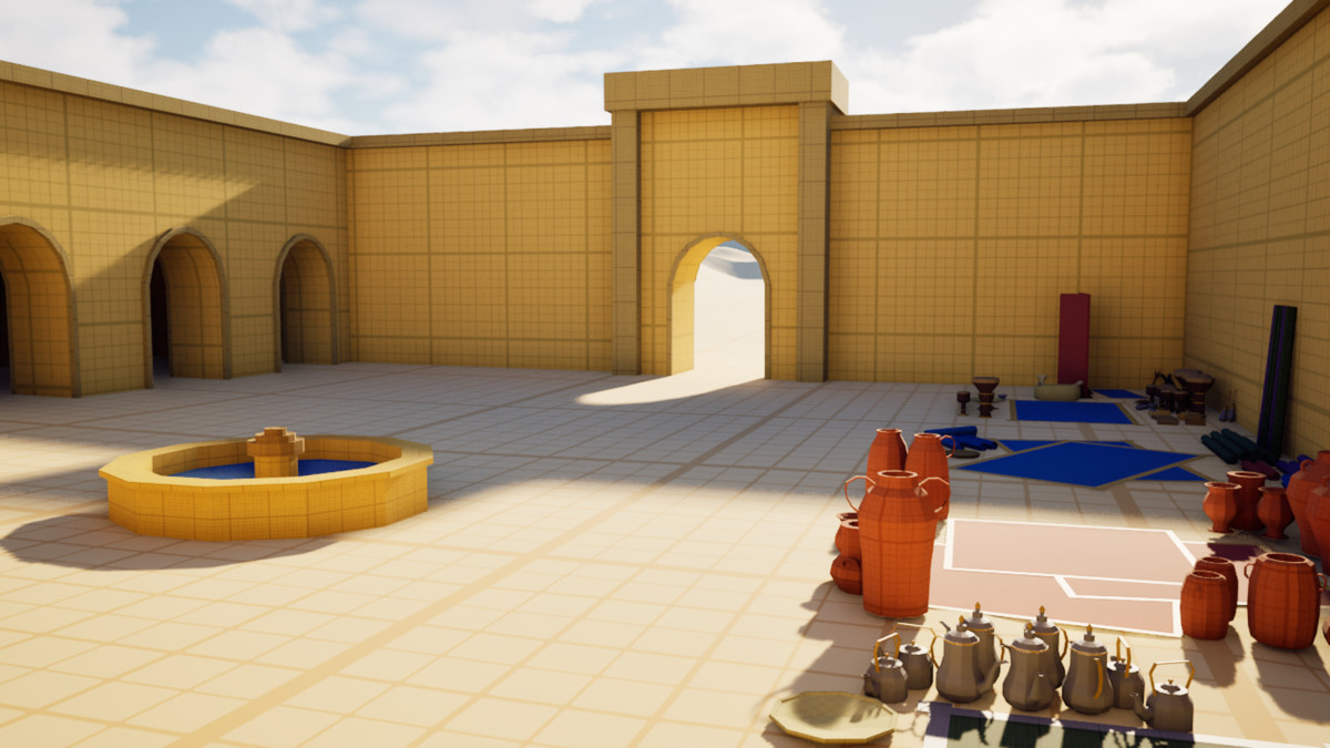 Desert Blockout Kit – 236 Modular Assets | Villages, Temples & Open Worlds
