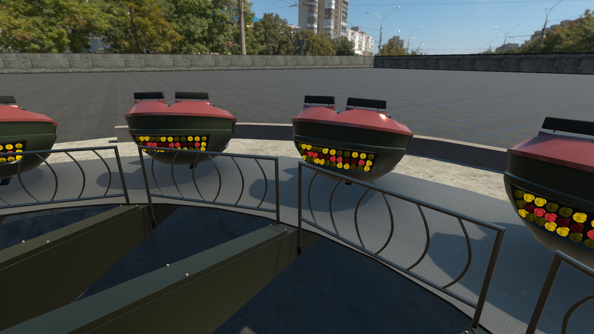 High Detail Fairground Ride 04 - DiscoRound