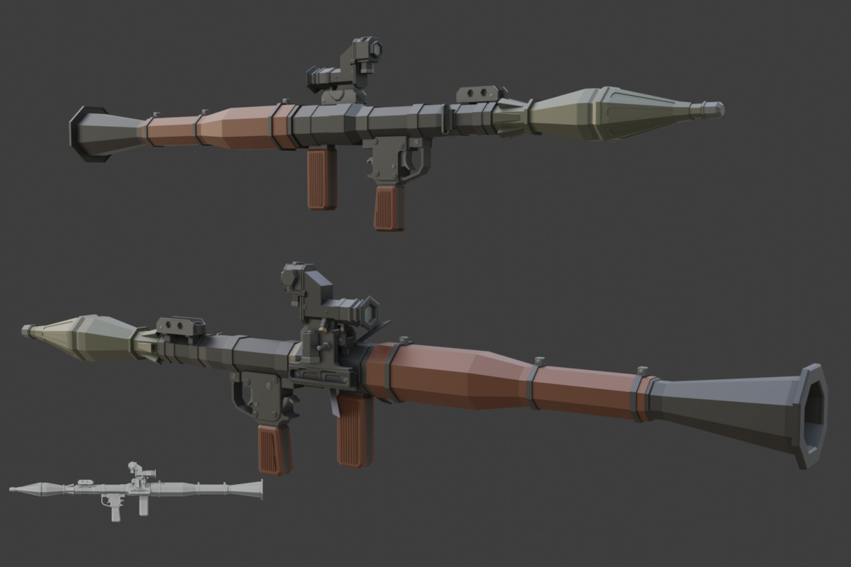 Low Poly Weapon Bundle Pack 3