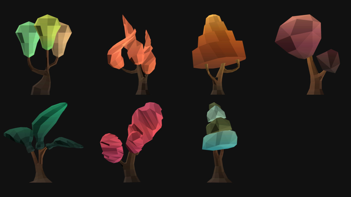 LumaGrove: Wonky Woods – Low Poly Nature Asset Pack