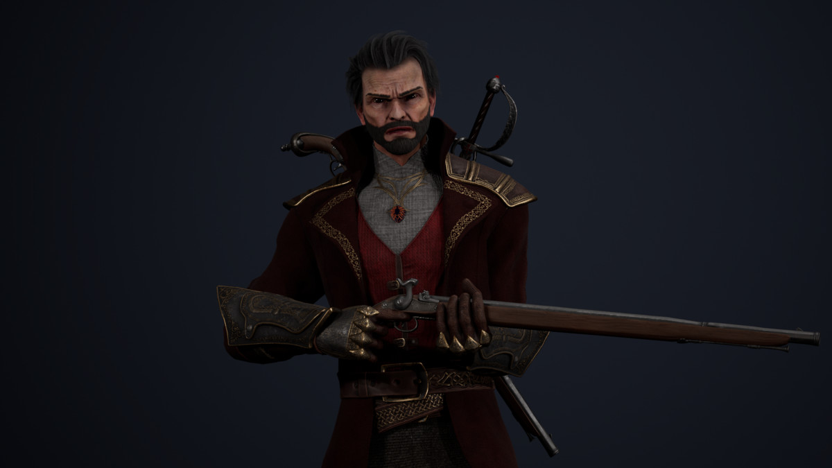 Vampire Monster Character – Dark Fantasy Hunter | Horror Enemy