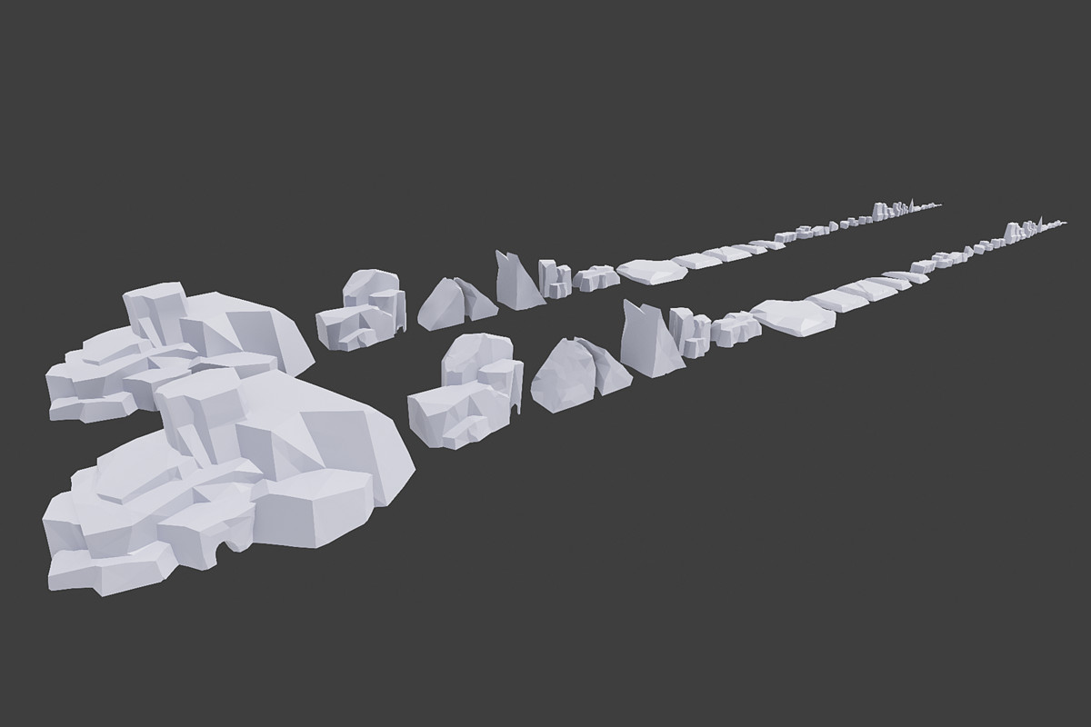 PolyArt Series - Cliffs