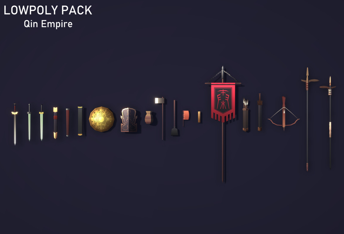 LowpolyPack_Qin Empire