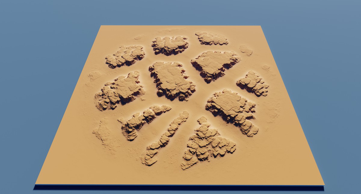 Chipped Plateaus - StampIT!
