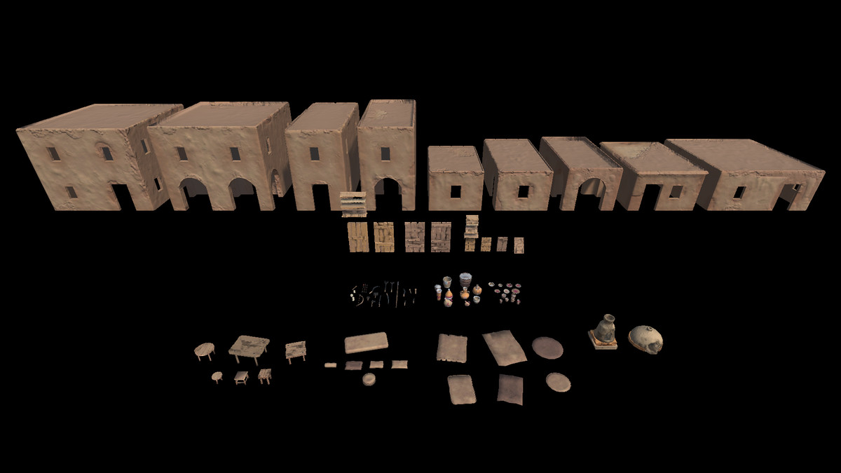 desert houses & props