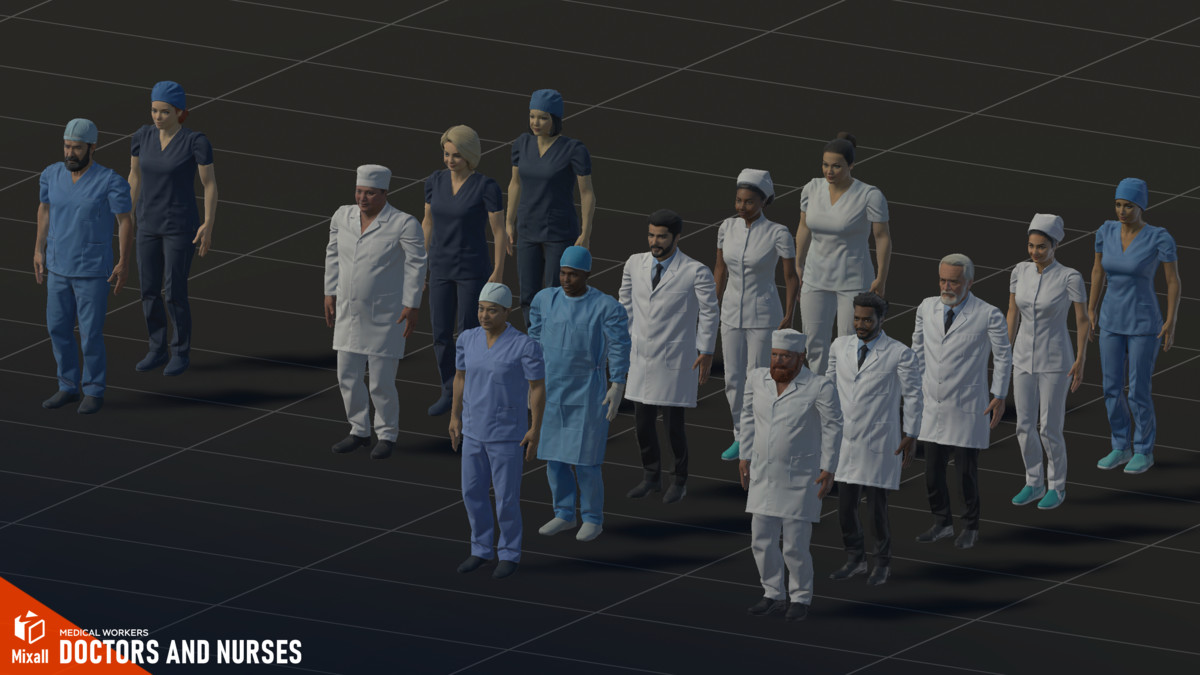 Doctors and nurses - medical workers