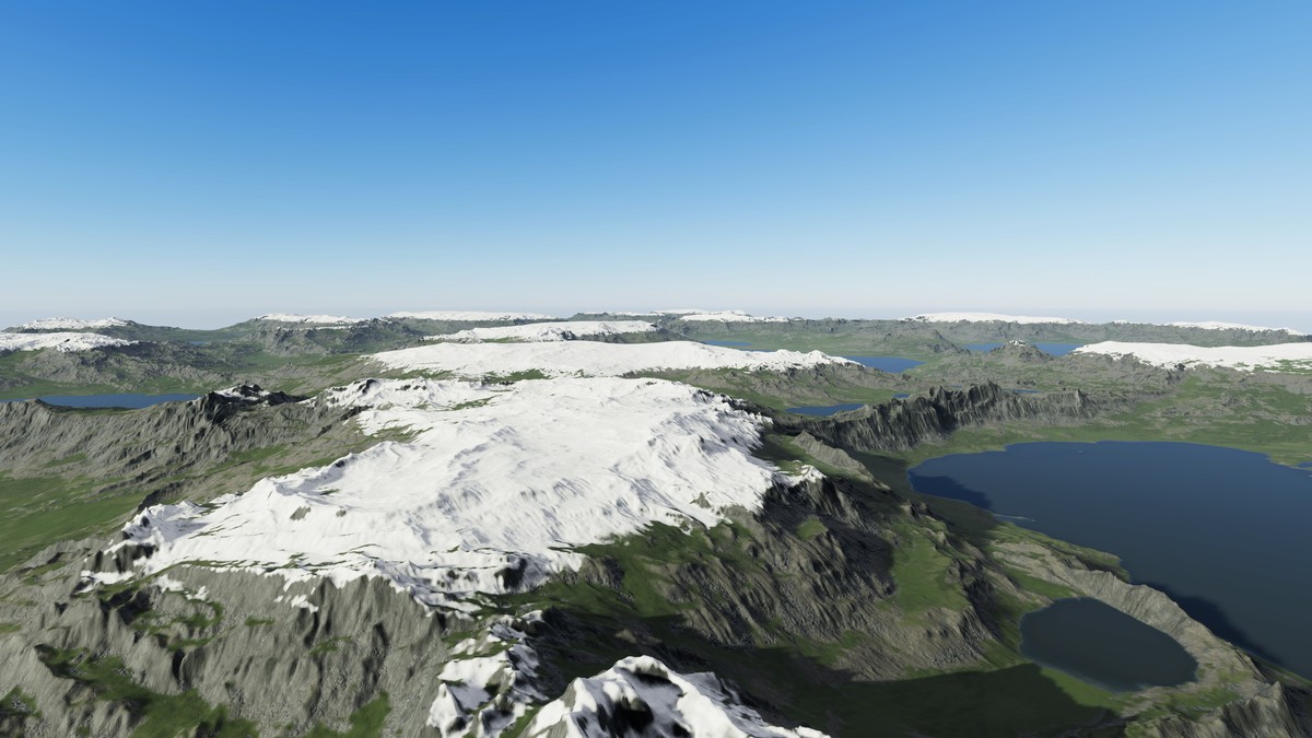 Procedural Ridged Mountains 8K & 4K - 54 Terrains