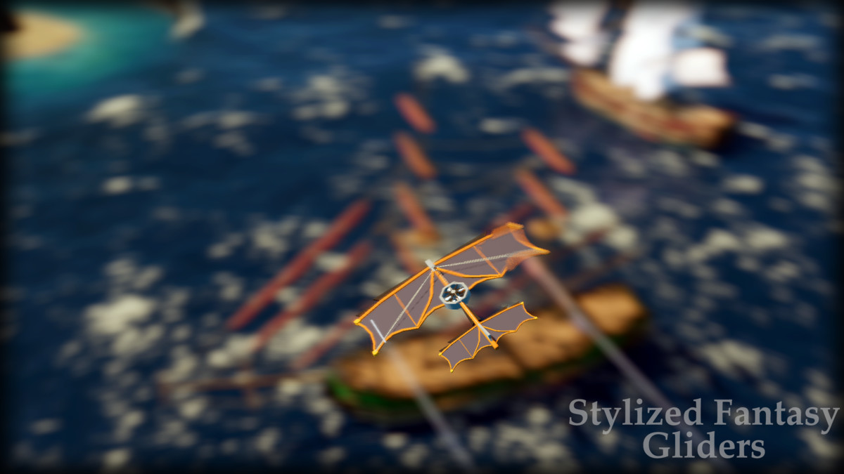 Stylized Fantasy Gliders - By Yorakeys