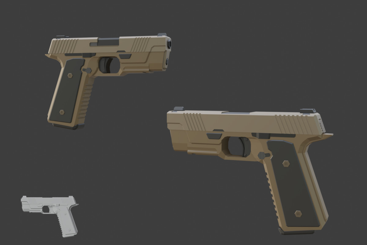 Low Poly Weapon Bundle Pack 3