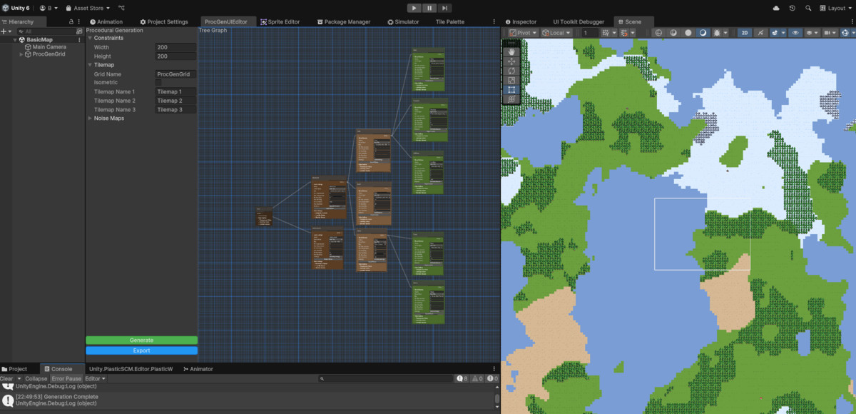 2D Procedural Generator Editor