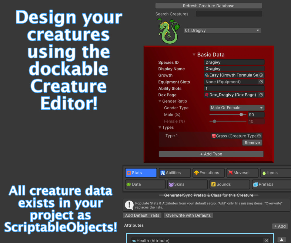 Creatures for Game Creator 2
