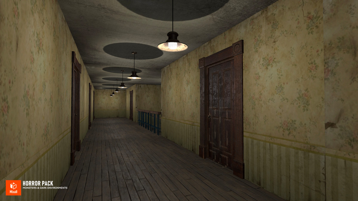 Undead Horror Pack: 17 Characters + 3 Haunted Environments