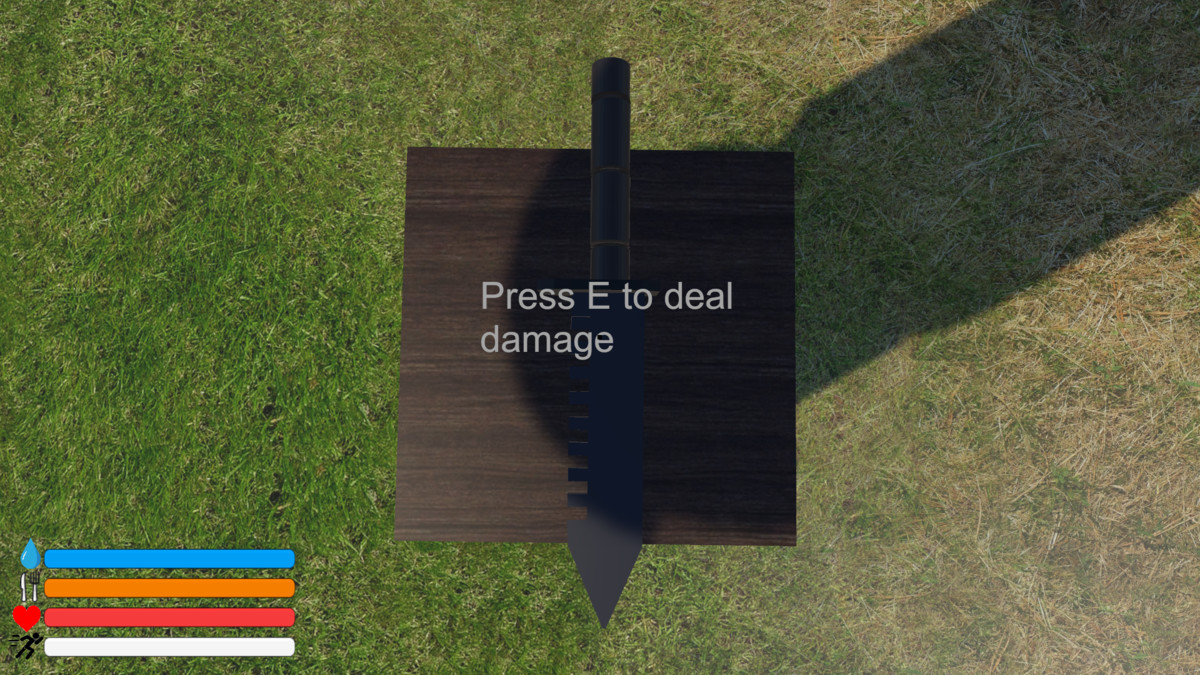 Vitals-Survival Thirst,Hunger,health,stamina and Damage System