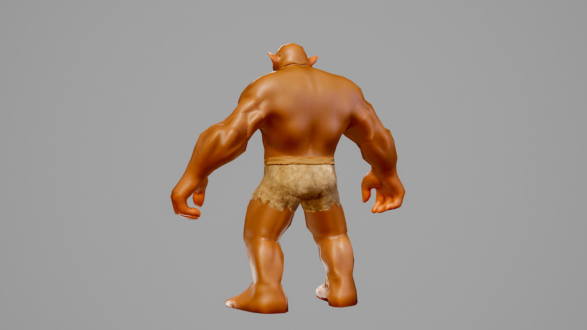 Orc shaman modular character